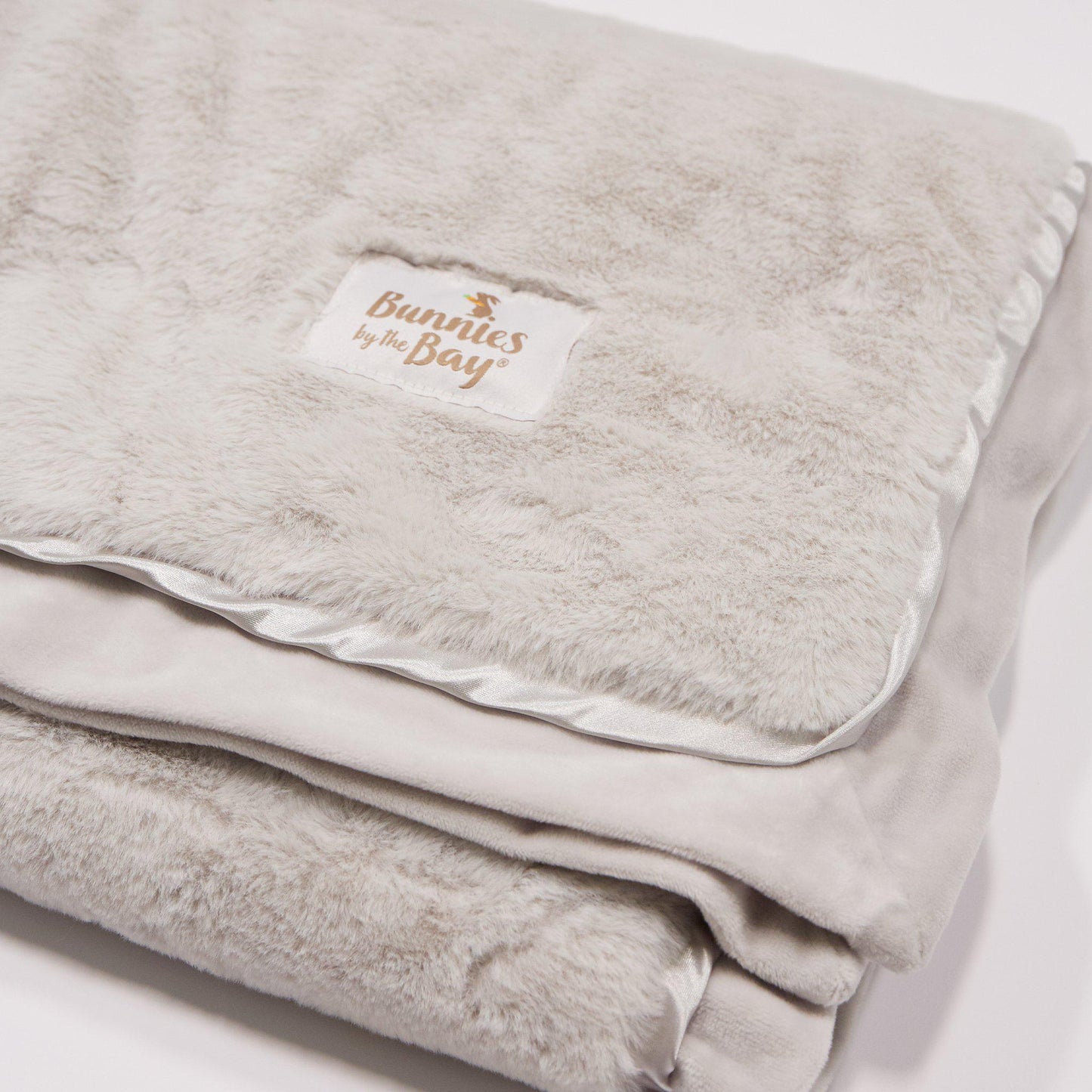 RETIRED - Cuddle Me Fur Nibble Blanket - Gray 30 x 40