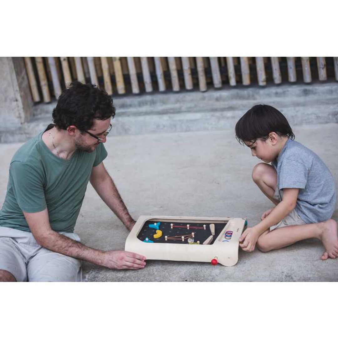 Wooden Pinball Game Set