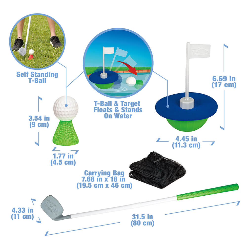 Chip Shotz Kids Backyard Golf Set | Fun Mini Golf for Little Pros